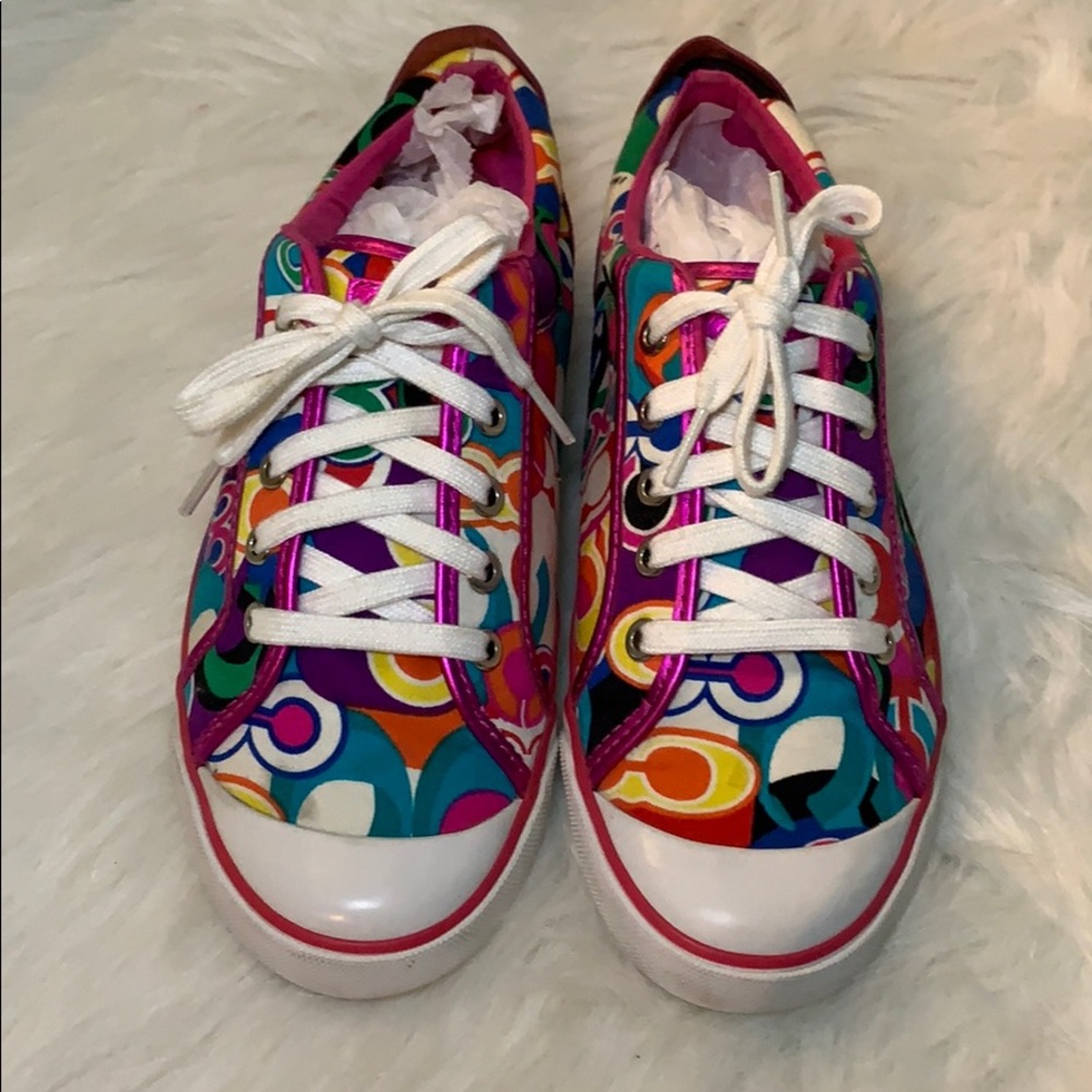 Coach Poppy Print Sneakers
